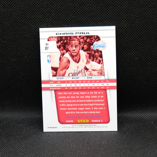 2013-14 Chris Paul Prizm #91 Orange Prizm /60