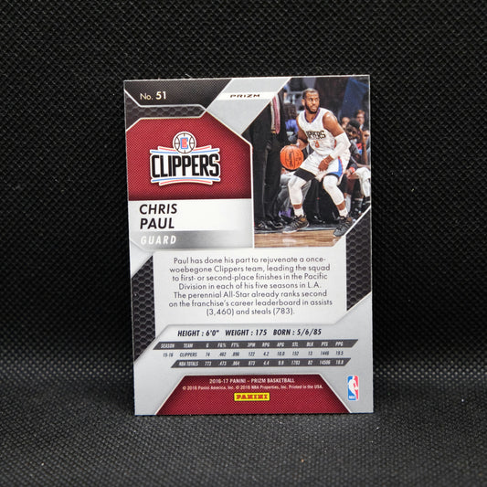 2016-17 Chris Paul Prizm #51 Checkerboard Prizm