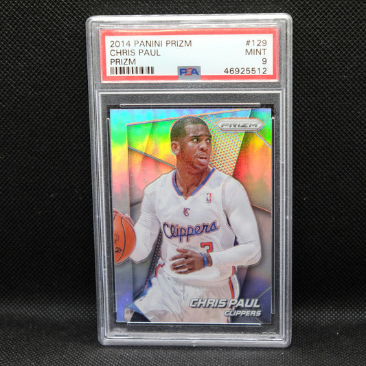 2014-15 Chris Paul Prizm #129 Silver Prizm PSA 9 MINT