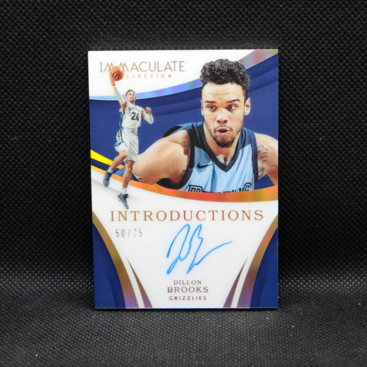 2017-18 Dillon Brooks Immaculate Introductions Rookie Auto /75