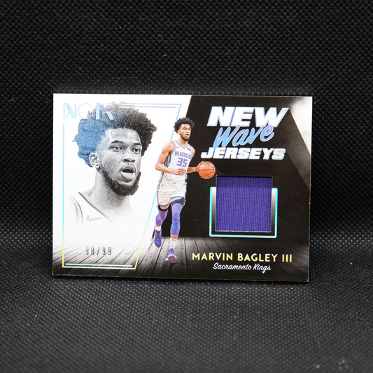 2018-19 Marving Bagley III Noir New Wave Jersey Rookie Card 98/99