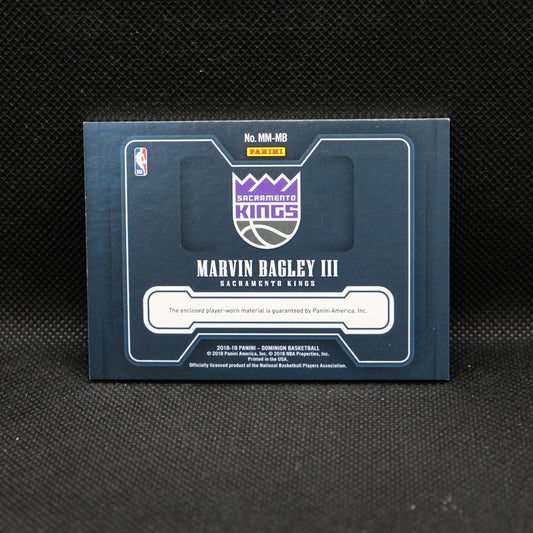 2018-19 Marving Bagley III Dominion Mammoth Materials RC /75