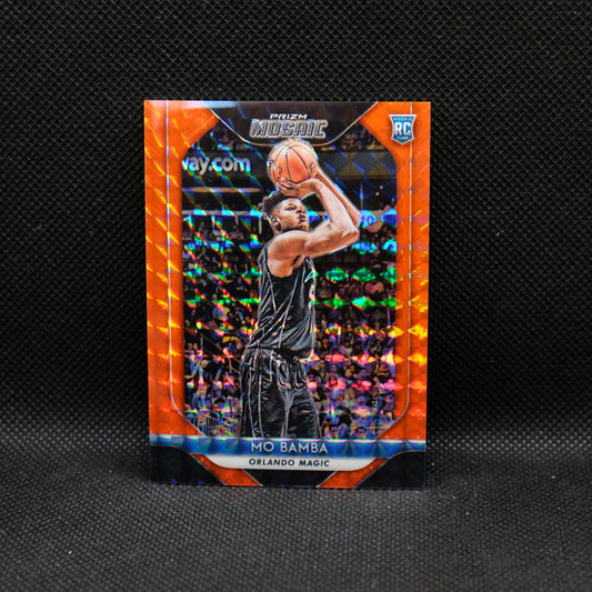 2018-19 Mo Bamba Select Mosaic #77 Orange Prizm RC /99