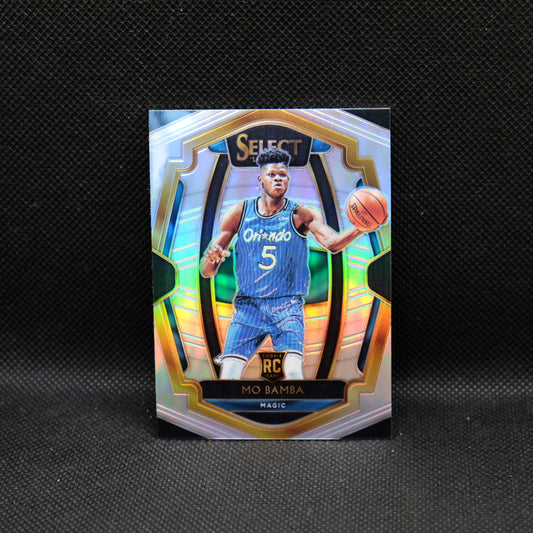 2018-19 Mo Bamba Select #152 Premier Level Silver Prizm RC