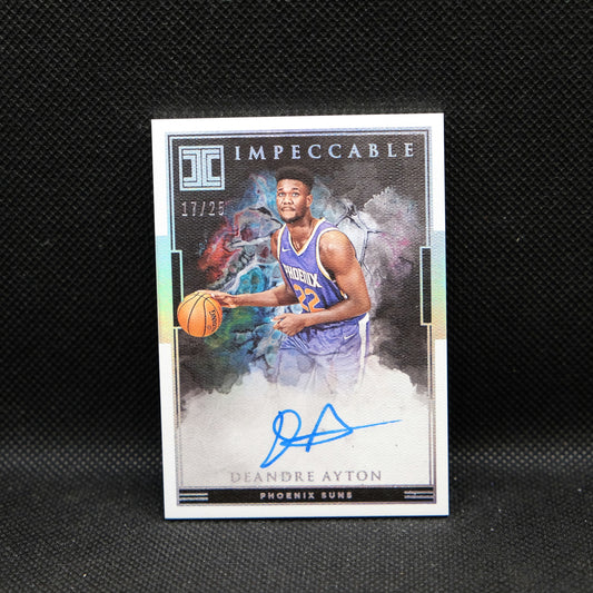 2018-19 DeAndre Ayton Impeccable Rookie Autograph IR-DAY