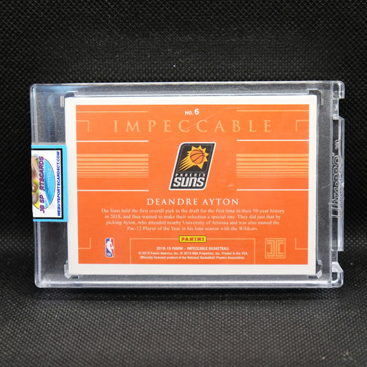 2018-19 DeAndre Ayton Impeccable 1 Troy Ounce Silver Rookie 12/22