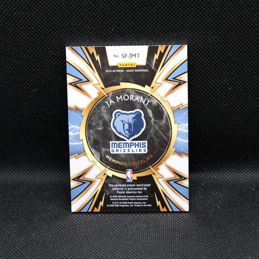 2019-20 Ja Morant Select SP-JMT Select Patches Rookie Card
