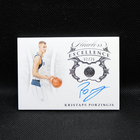 2018-19 Flawless Kristaps Porzingis Excellence 1/25 Auto
