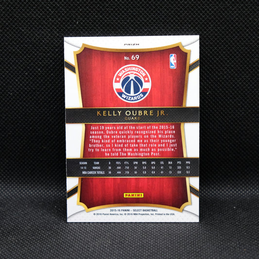2015-16 Kelly Oubre Jr. Select #69 Silver Prizm Rookie Card (#1)