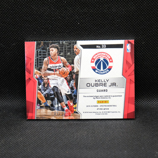2015-16 Kelly Oubre Jr. Spectra Gold Rookie Jumbo Patch /10