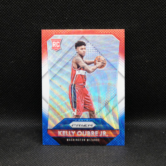 2015-16 Kelly Oubre Jr. Prizm #309 Red White Blue Prizm Rookie Card