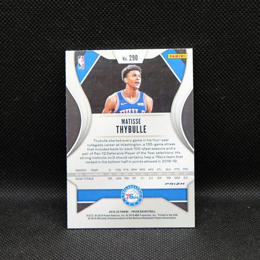 2019-20 Matisse Thybulle Prizm #290 Red White Blue Prizm Rookie Card