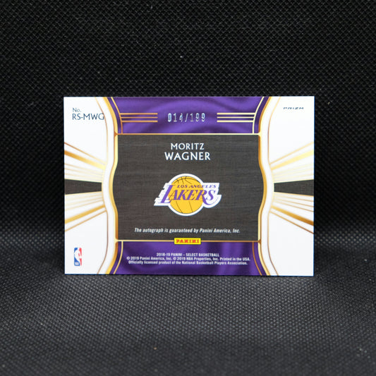 2018-19 Moritz Wagner Select Rookie Signatures Silver Prizm /199 RC