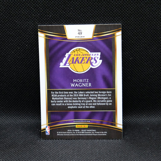 2018-19 Moritz Wagner Select #49 Silver Concourse Prizm RC (#3)