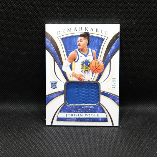 2019-20 Jordan Pool Immaculate RR-JPO Remarkable Rookie Patch /99