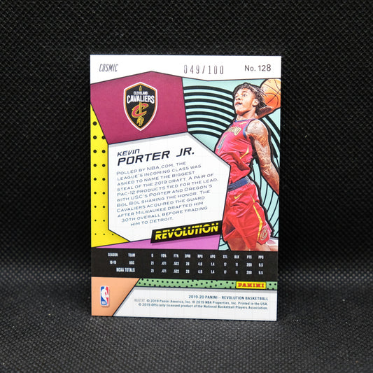 2019-20 Kevin Porter Jr Revolution #128 Cosmic Rookie Card /100