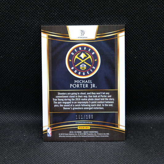 2018-19 Michael Porter Jr. Select #37 Red Rookie Card /199