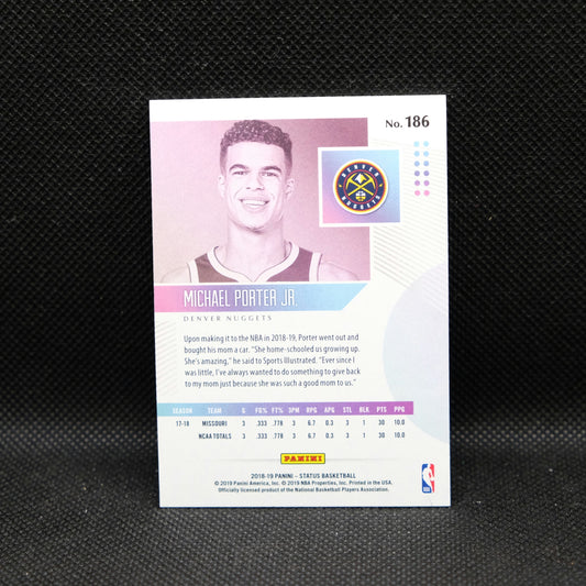 2018-19 Michael Porter Jr. Status #186 Rookie Card