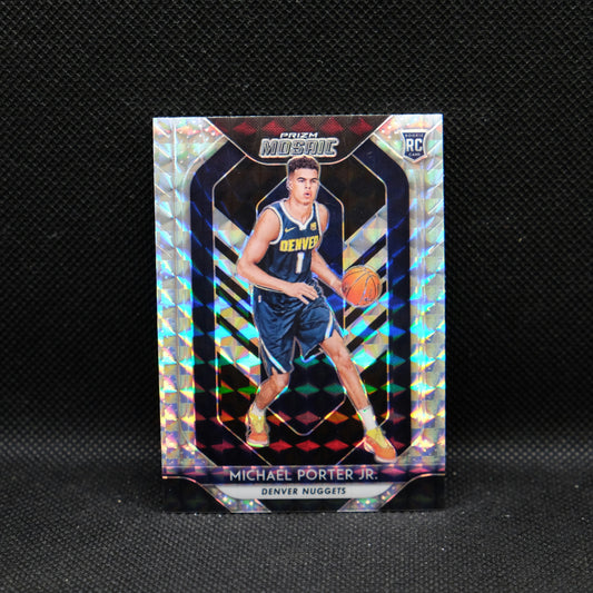 2018-19 Michael Porter Jr. Mosaic #73 Silver Mosaic Prizm Rookie Card