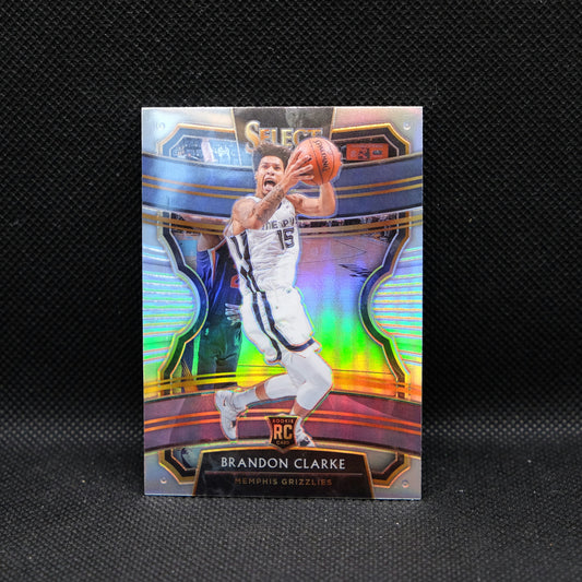 2019-20 Brandon Clarke Select #76 Concourse Silver Prizm RC