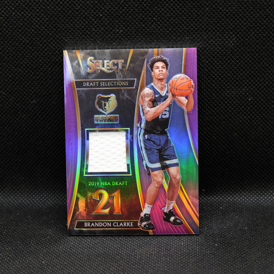 2019-20 Brandon Clarke Select Draft Selections DS-BCL Purple Prizm RC /99