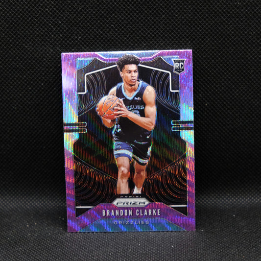 2019-20 Brandon Clarke Prizm #266 Purple Wave Prizm RC