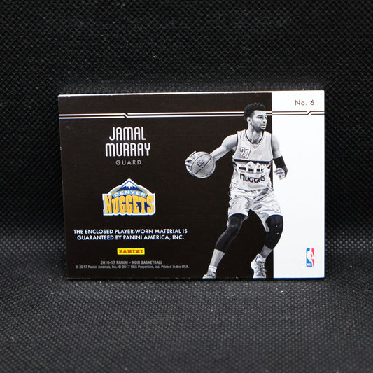 2016-17 Jamal Murray Noir Rookie Materials #6 Rookie Patch /99