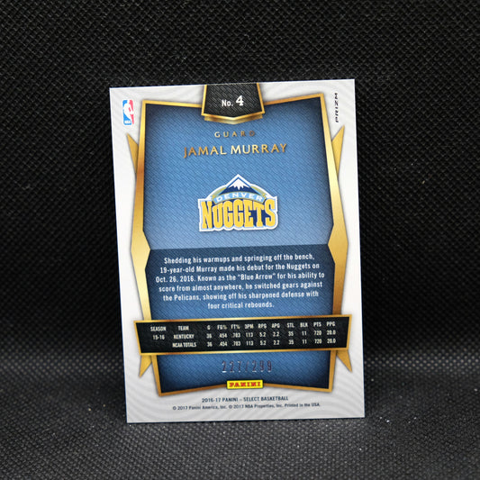 2016-17 Jamal Murray Select #4 Blue /299 Rookie Card