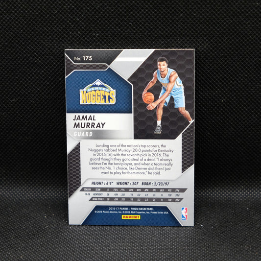 2016-17 Jamal Murray Prizm #175 Rookie Card