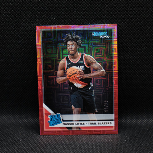 2019-20 Nassir Little Donruss Rated Rookie Red 99/99