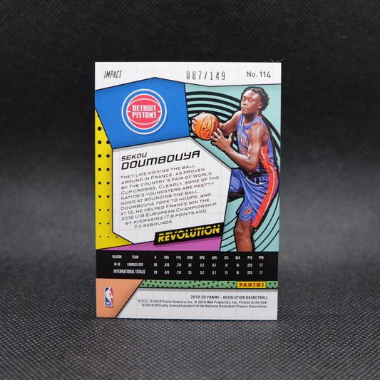 2019-20 Sekou Doumbouya Revolution #114 Impact Rookie Card /149