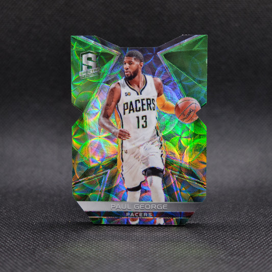 2016-17 Paul George Spectra Neon Green Die Cut Prizm /25