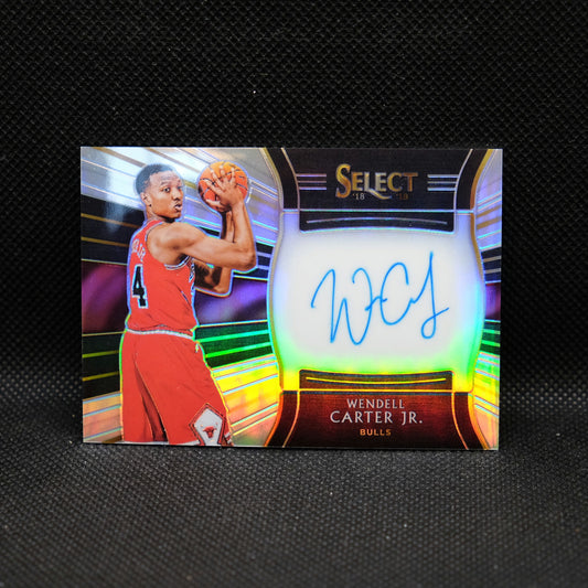 2018-19 Wendell Carter Jr. Select Rookie Signatures Silver Prizm /199 (#1)