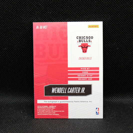 2018-19 Wendell Carter Jr. Absolute Rookie Autographs /125