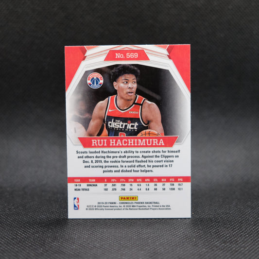 2019-20 Rui Hachimura Chronicles Phoenix #569 Silver Rookie card