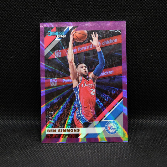 2019-20 Ben Simmons Donruss Purple Laser /15 #155