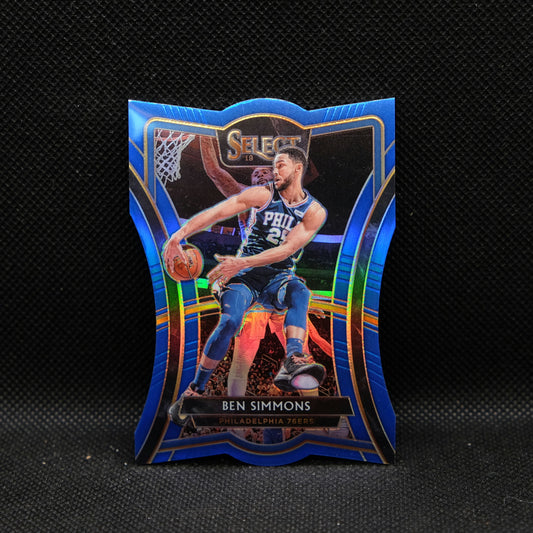 2019-20 Ben Simmons Select Blue Die Cut Prizm /249