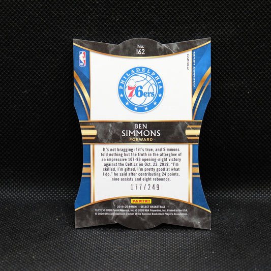 2019-20 Ben Simmons Select Blue Die Cut Prizm /249
