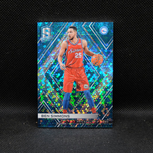 2017-18 Ben Simmons Spectra Blue Fast Break Prizm /99