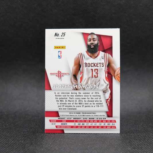 2014-15 James Harden Prizm #25 Green Prizm