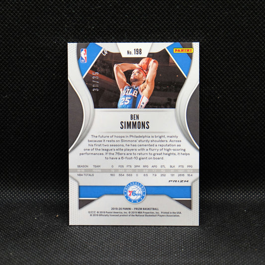 2019-20 Ben Simmons Prizm Purple Pulsare Prizm /35
