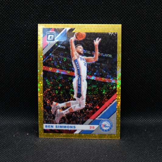 2019-20 Ben Simmons Donruss Optic Gold Fast Break Prizm /10