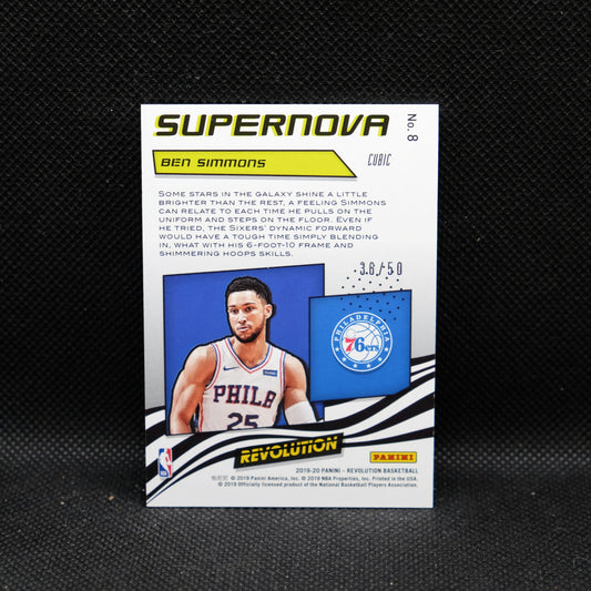 2019-20 Ben Simmons Revolution Supernova Cubic /50