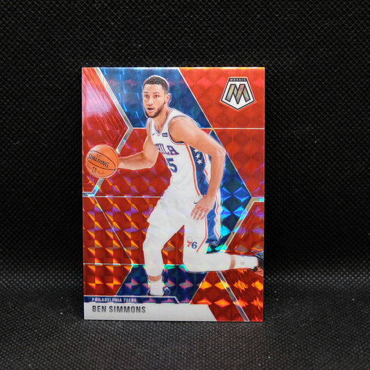 2019-20 Ben Simmons Mosaic #149 Red Choice Prizm /88