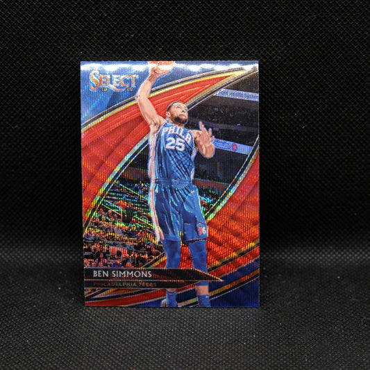 2019-20 Ben Simmons Select Courtside #240 Red Wave Prizm