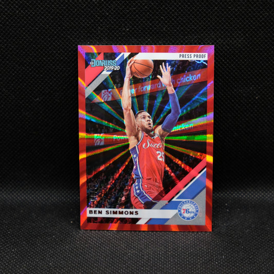 2019-20 Ben Simmons Donruss Red Laser /99 #155