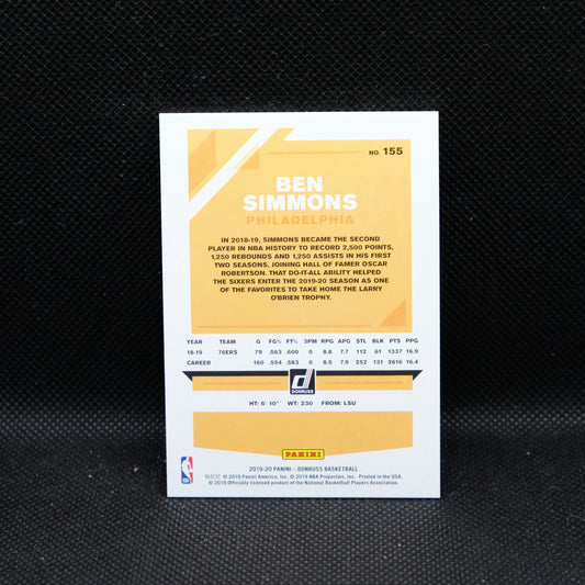2019-20 Ben Simmons Donruss Red Laser /99 #155