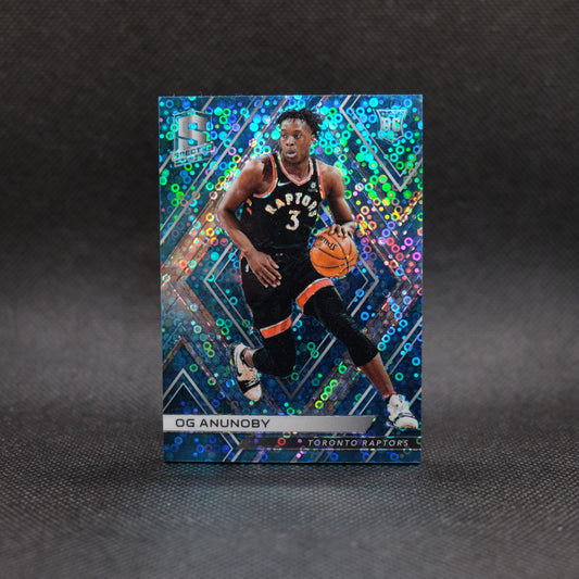 2017-18 OG Anunoby Spectra #81 Blue Fast Break Rookie Card /99