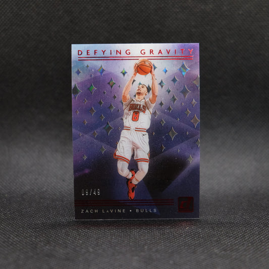 2019-20 Zach LaVine Clearly Donruss Defying Gravity Red /49
