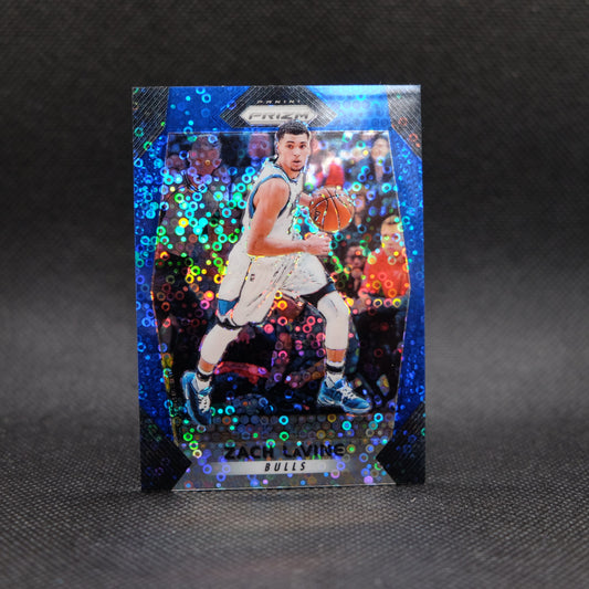 2017-18 Zach LaVine Panini Prizm #244 Blue Fast Break Prizm /175